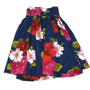Hollister Floral Print Mini Skirt with Pockets M